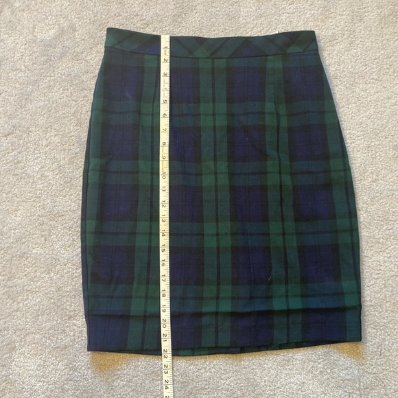 Jacob Green and Blue Tartan Miniskirt - Picture 2 of 4